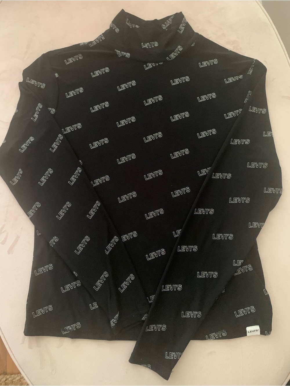 Levi's Black Logo Turtleneck